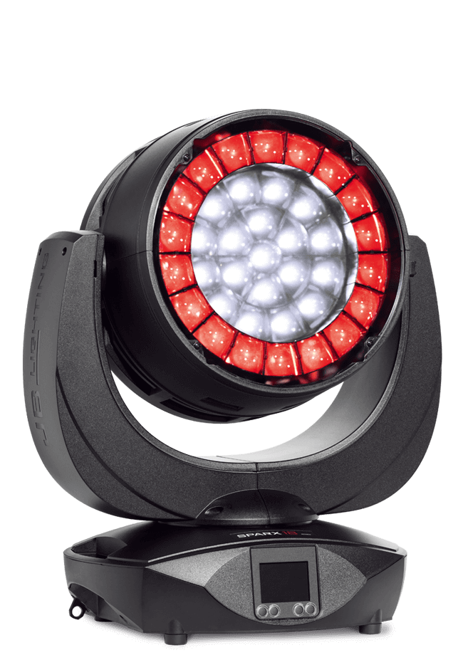 JB- Lighting JB lighting Sparx 18, 37x40W RGBW, ketts zoom 3-70 29dB!