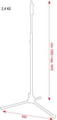 DAP-Audio Quick Lock Microphone Stand